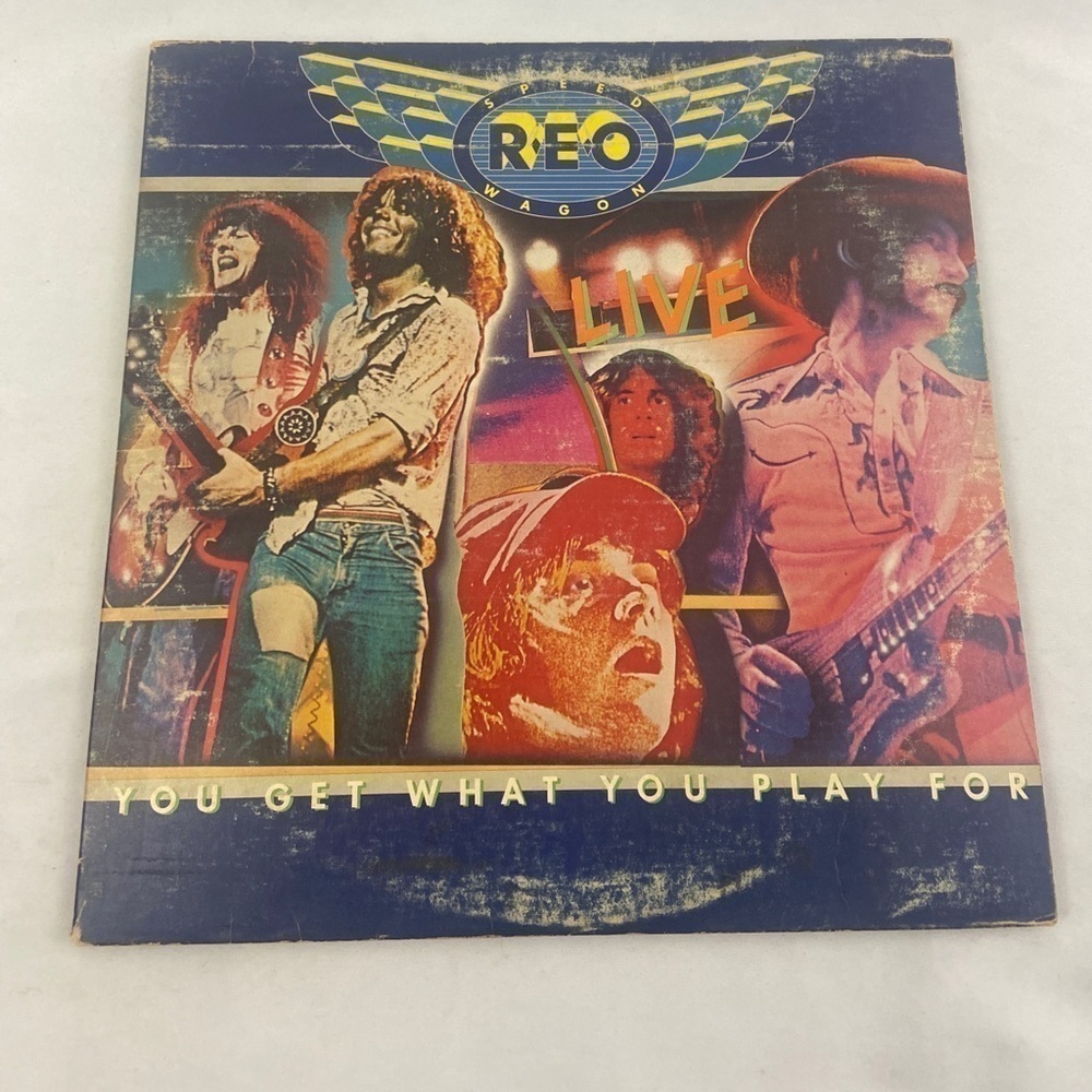 REO Speedwagon LP LIVE You Get What You Play For